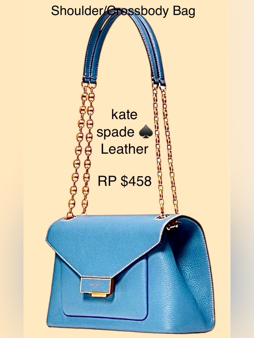 Kate spade pebbled leather Gramercy shoulder bag Medium New w/tags & Dust Bag